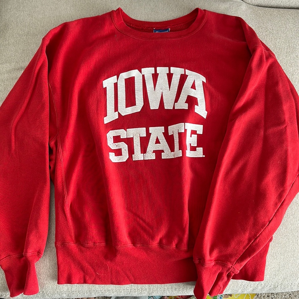 Vintage Iowa state champion crewneck. Reverse weave. XL